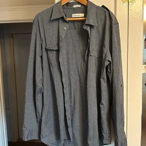 Calvin Klein stripped shirt - Large - EUC